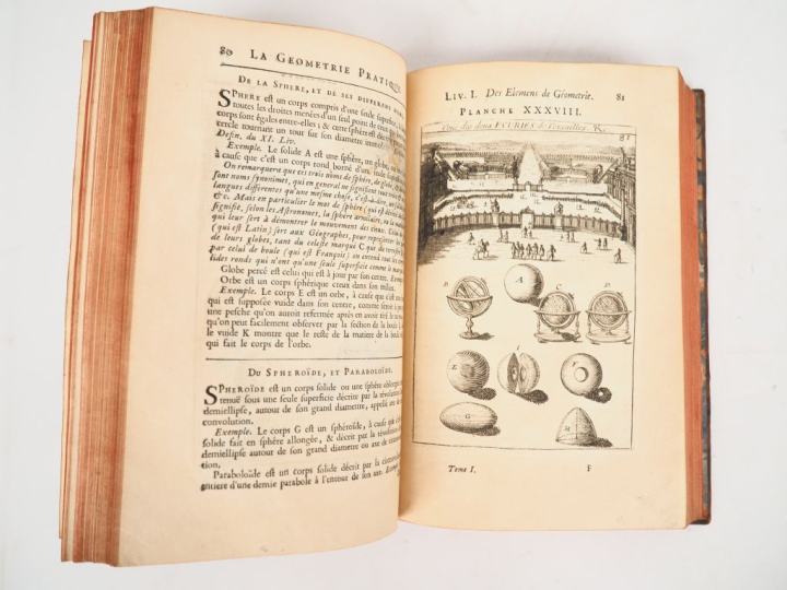 MANESSON MALLET (A.). LA GÉOMÉTRIE PRATIQUE, divisée en quatre livres.