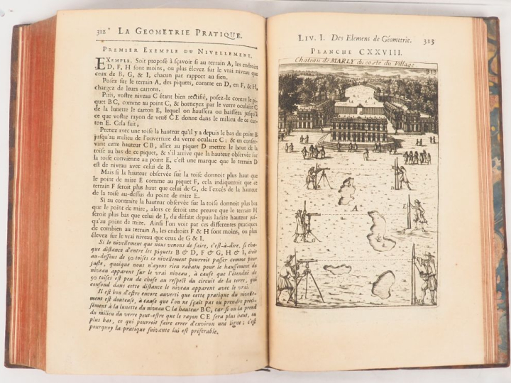 MANESSON MALLET (A.). LA GÉOMÉTRIE PRATIQUE, divisée en quatre livres.