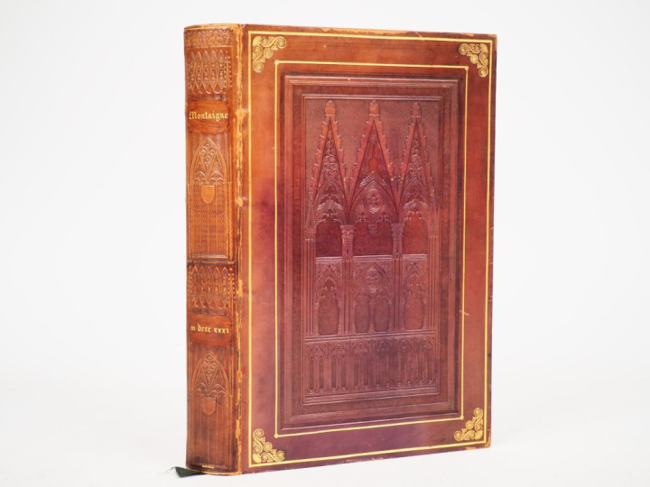 MONTAIGNE (M. de). ESSAIS. P., Furne – De Bure, 1831. Grand in-8 veau 