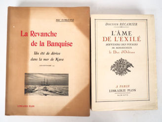 Vente aux enchères ORLÉANS (Duc d’). LA REVANCHE DE LA BANQUISE. Un été de dérive dans la