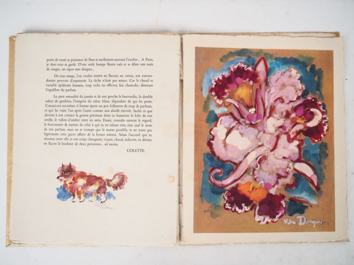 PARFUMS RAUCOUR. Imprimerie Kapp, 1945. Grand in-4 broché. Rousseurs é