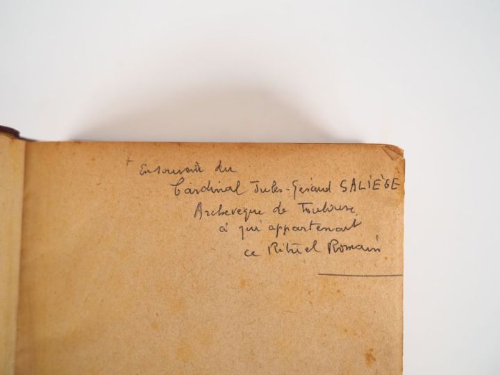 [SALIÈGE]. RITUALE ROMANUM – Pauli V Pontificis Maximi jussu editum [e