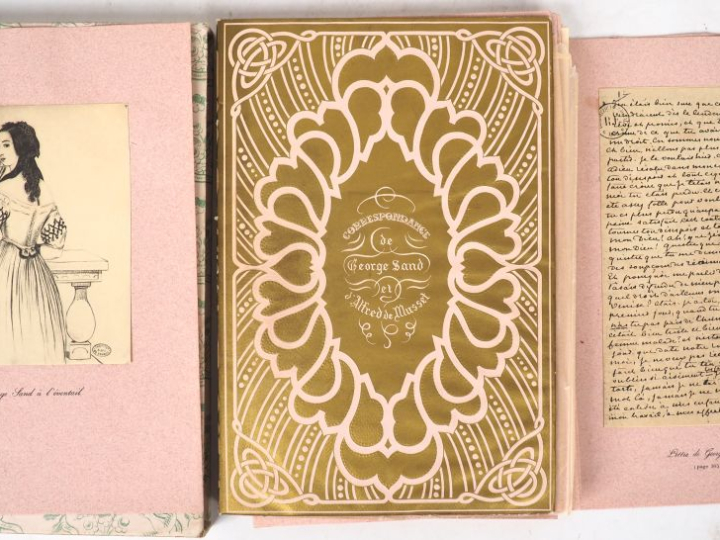 SAND (Maurice). CORRESPONDANCE DE GEORGE SAND ET D'ALFRED DE MUSSET. L