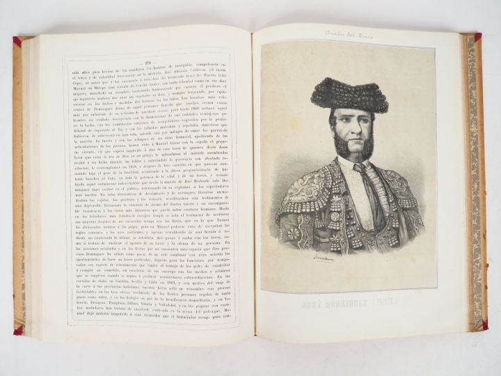 [TAUROMACHIE]. VELASQUEZ Y SANCHEZ (José). ANALES DEL TOREO. Reseña hi