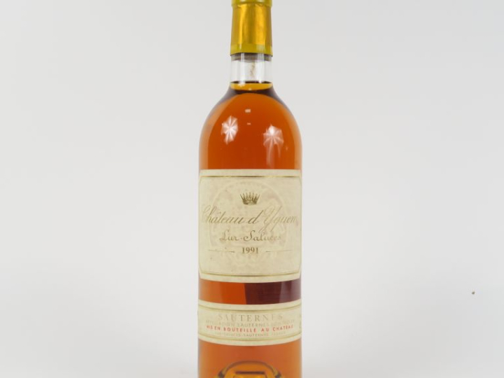 1 BOUTEILLE CHÂTEAU D'YQUEM 1er CCS SAUTERNES - 1991 - BG