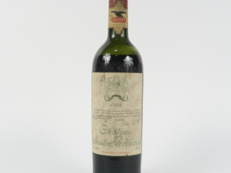 Vente aux enchères 1 BOUTEILLE CHÂTEAU MOUTON ROTHSCHILD 1er GCC MARGAUX - 1934 - BEP-/EL