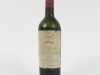 Vente aux enchères 1 BOUTEILLE CHÂTEAU MOUTON ROTHSCHILD 1er GCC MARGAUX - 1937 - VIDANGE