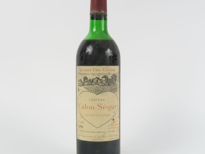 1 BOUTEILLE CHÂTEAU CALON SEGUR GCC ST JULIEN - 1976 - MEP-BEP
