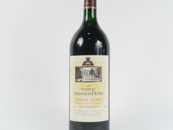 1 MAGNUM CHÂTEAU SARANSOT DUPRE CB LISTRAC MEDOC - 1988 - CBO