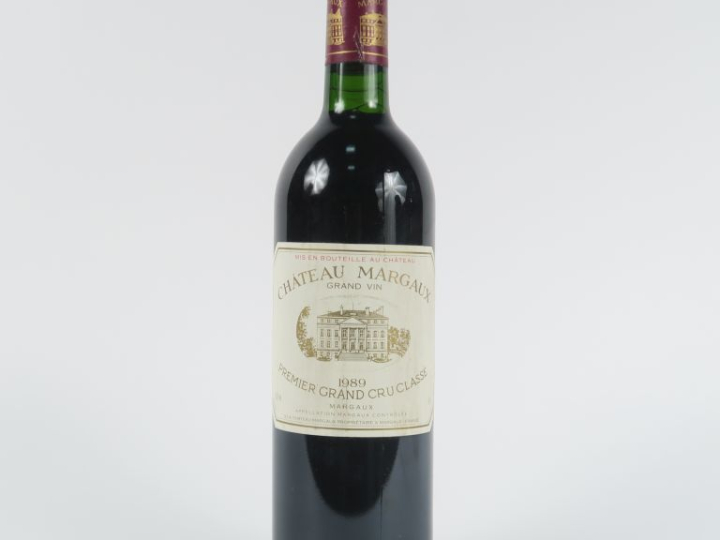 1 BOUTEILLE CHÂTEAU MARGAUX 1er GCC MARGAUX - 1989 - BG