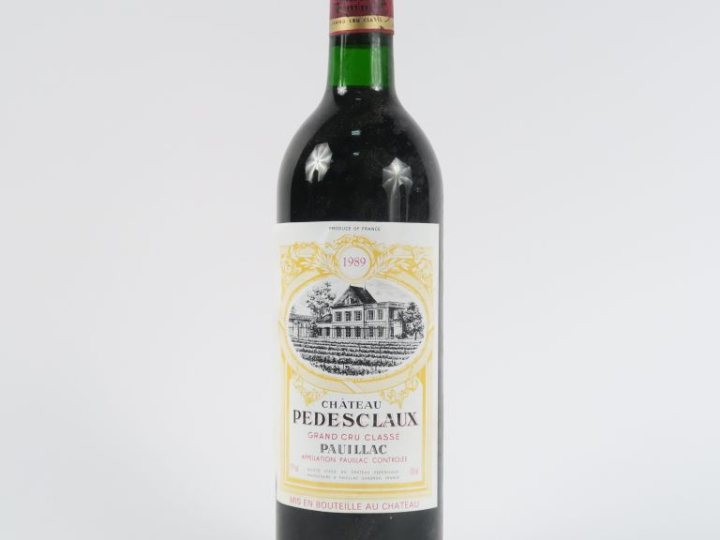 1 BOUTEILLE CHÂTEAU PEDESCLAUX GCC PAUILLAC - 1989 - BG