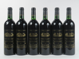 Vente aux enchères 6 BOUTEILLES CHÂTEAU DE LA BARDE GC ST EMILION - 1996 - BG