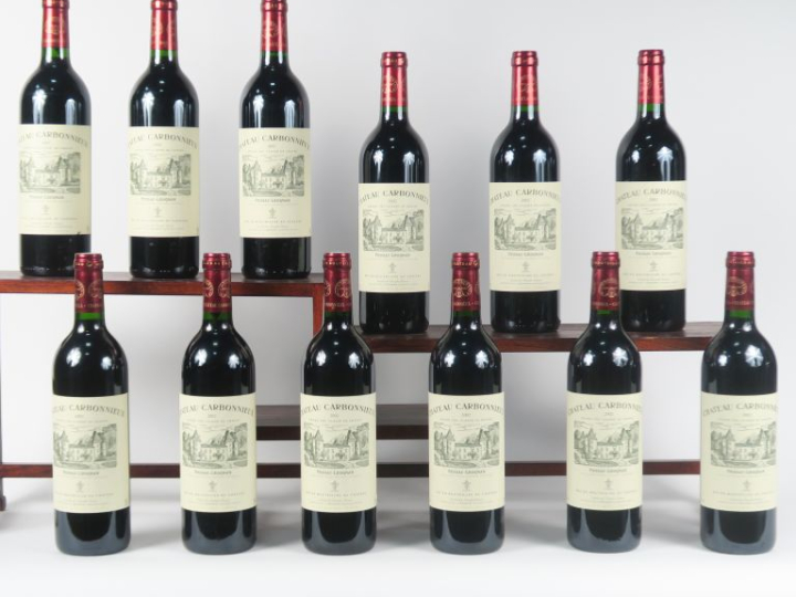 12 BOUTEILLES CHÂTEAU CARBONNIEUX GCC GRAVES - 2002 - CBO