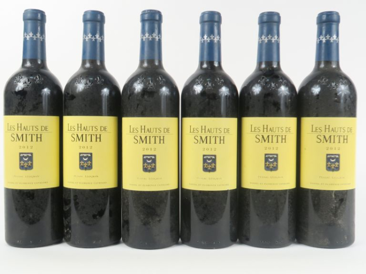 6 BOUTEILLES LES HAUTS DE SMITH GRAVES - 2012