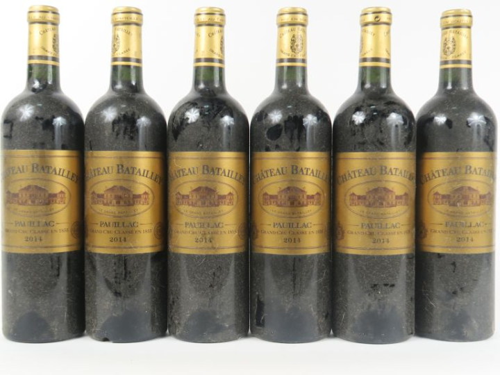 6 BOUTEILLES CHÂTEAU BATAILLEY GCC PAUILLAC - 2014
