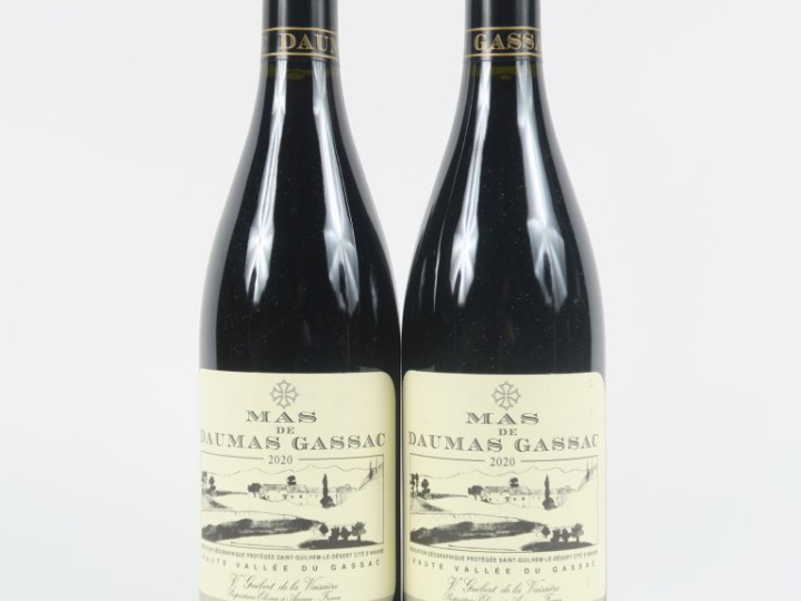 2 BOUTEILLES MAS DE DAUMAS GASSAC ROUGE - 2020