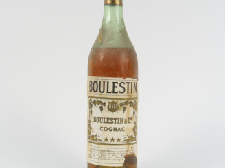 Vente aux enchères 1 VIEILLE BOUTEILLE COGNAC BOULESTIN *** - CAPS ETAIN/ELA