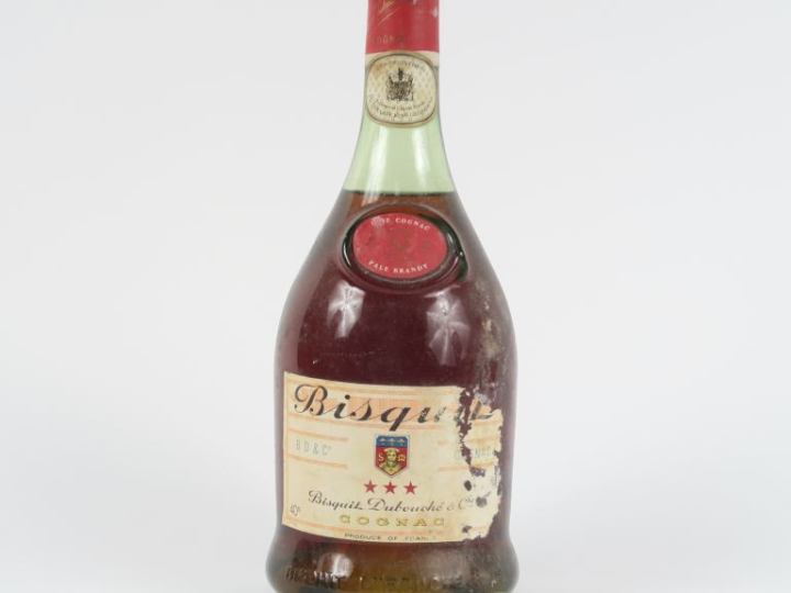 1 VIEILLE BOUTEILLE COGNAC BISQUIT *** - ELA