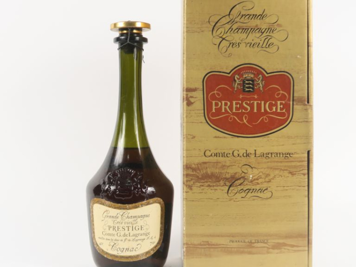 1 BOUTEILLE COGNAC GRANDE CHAMPAGNE TRÈS VIEILLE 'RESERVE' COMTE G. DE