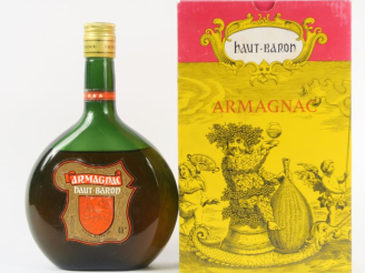 Vente aux enchères 1 BOUTEILLE ARMAGNAC HAUT BARON *** - COFFRET - NIVEAU BAS
