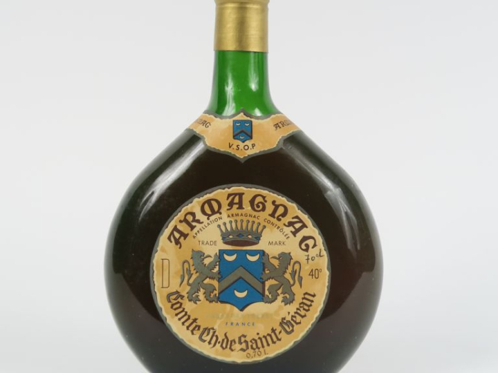 1 VIEILLE BOUTEILLE ARMAGNAC 'V.S.O.P.'  COMTE DE SAINT GÉRAN 