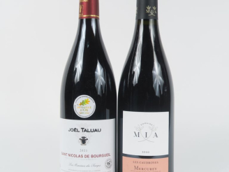 Vente aux enchères 2 BOUTEILLES : 1 MERCUREY 'LES GAUDROYES' DOMAINE MIA 2020 - 1 SAINT N