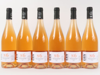 Vente aux enchères 6 BOUTEILLES UBY N°6 ROSÉ CÔTES DE GASCOGNE