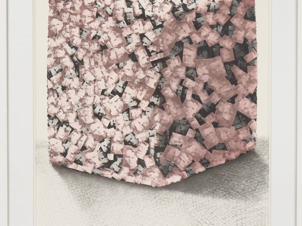 CESAR. "Hommage à Marie Curie". Lithographie en couleur contresignée e