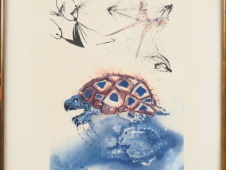 Vente aux enchères Salvador DALI. "Composition". Epreuve d'artiste Hors commerce contresi