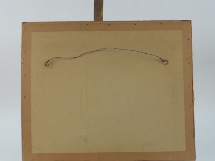 DEFOSSEZ. "composition abstraite".  Aquarelle, signée en bas à droite 