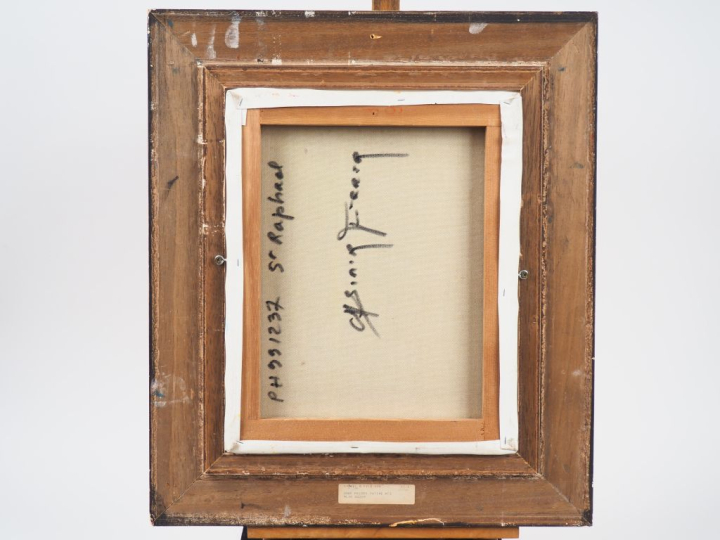 FARRAG.   "St Raphaël". Huile sur toile, signée en bas à gauche. Dim. 