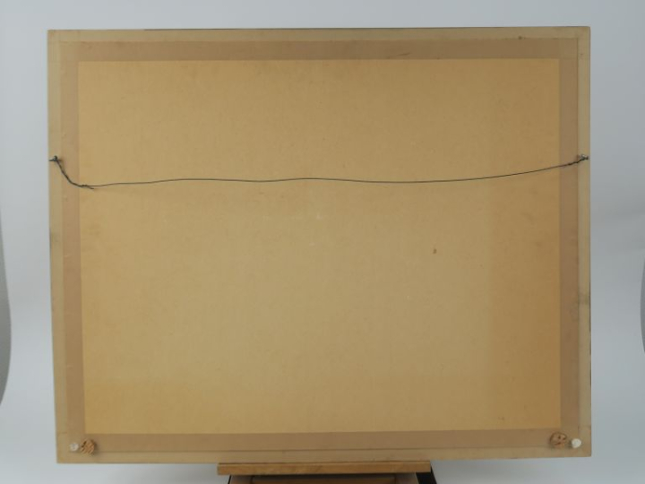 Aki KURODA. "Composition". Lithographie, contresignée en bas à droite 