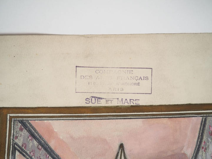 Maurice LE POITEVIN pour SUE et MARE. Projets pour un salon et un boud