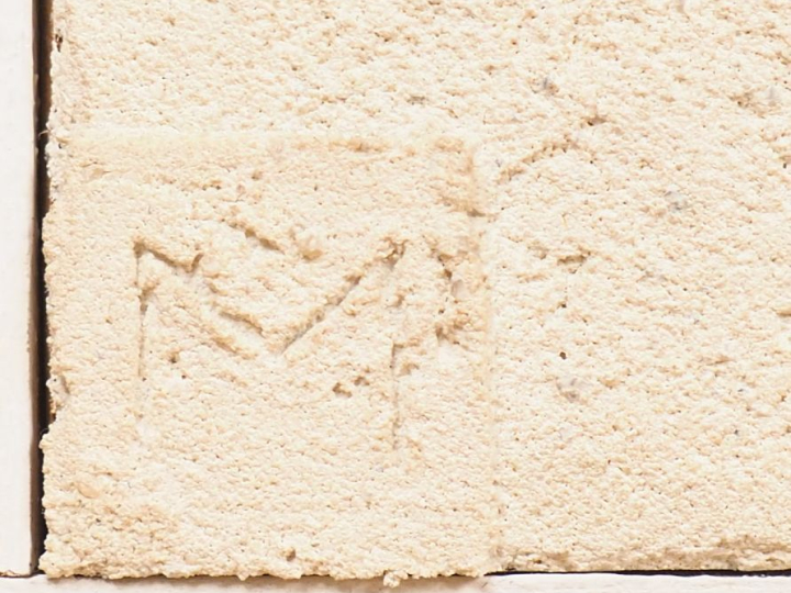 Anna MARK. "Architecture". Technique mixte, monogramée en bas à gauche