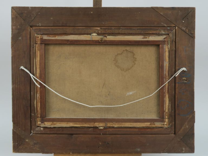 François NICOT. "Vue de Constantinople". Huile sur toile, signée en ba