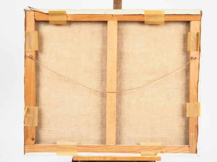 Christian VIALLE. "La basilique et le palais de la Berbie" Huile sur t