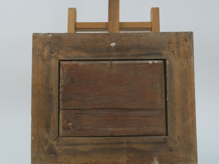 Georges VILLIE. "Bains de mer à la Belle Epoque". Paire d'huiles sur p