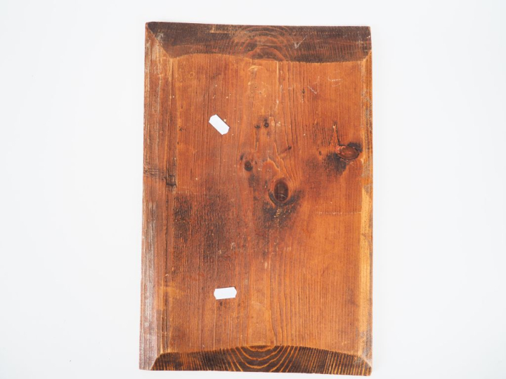 Ecole française fin XIXème - début XXème. "le retour des lavandières".