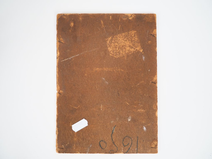 Ecole française ou espagnole XXème. "la belle andalouse". Huile sur ca