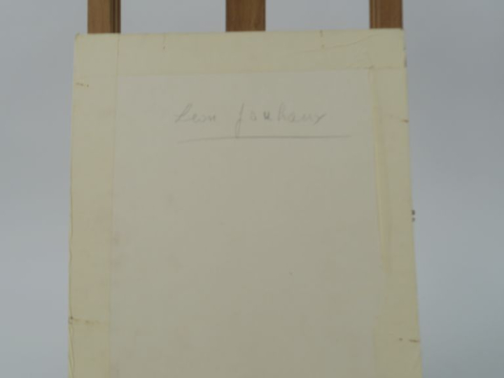 Léon JOUHAUD.(attribué à) "le couple". Dessin, non signé Dim. (à vue) 