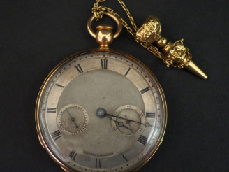 Vente aux enchères BERTHOUD FRÈRES No. 2773 Début XIXe siècle  Montre de poche en or avec