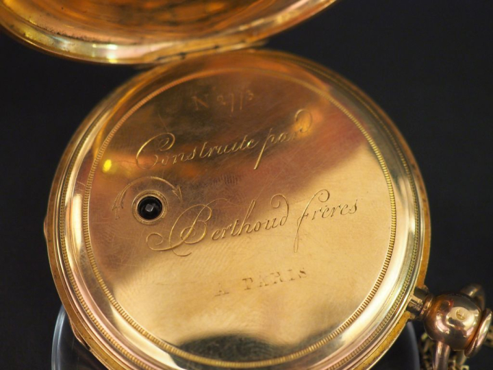 BERTHOUD FRÈRES No. 2773 Début XIXe siècle  Montre de poche en or avec