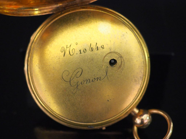 GONON  No. 10442 Début XIXe siècle  Montre de poche en or avec sonneri