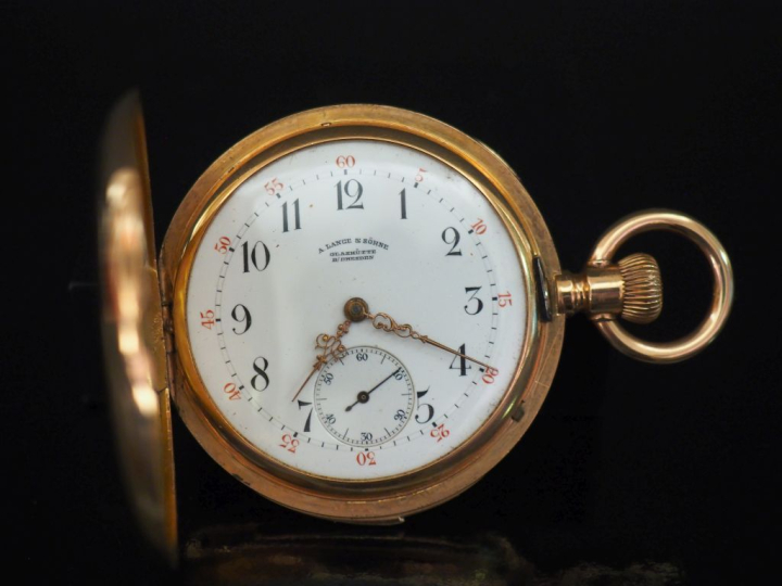 A. LANGE SÖHNE  Glashütte b/ Dresden No. 18257 Début XXe siècle  Montr