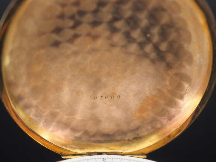 INVICTA Début XXe siècle  Montre de poche savonnette avec chronographe