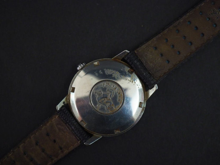 OMEGA, Seamaster Automatic Montre bracelet en acier.  Cadran rond à in