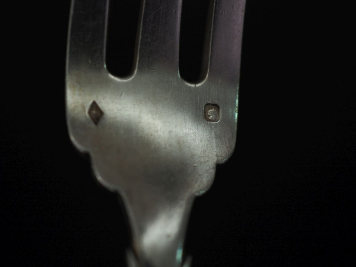 E. CARDEILHAC Partie de ménagère en argent 925, poinçon Minerve, modèl