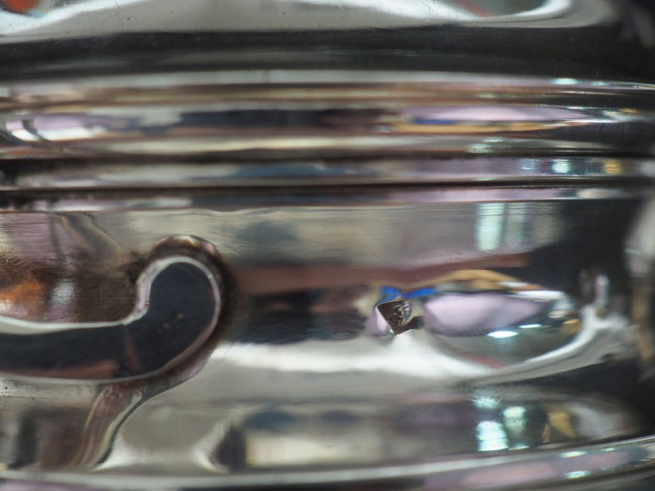 Service à café et à thé de style Louis XVI en argent 925, poinçon Mine