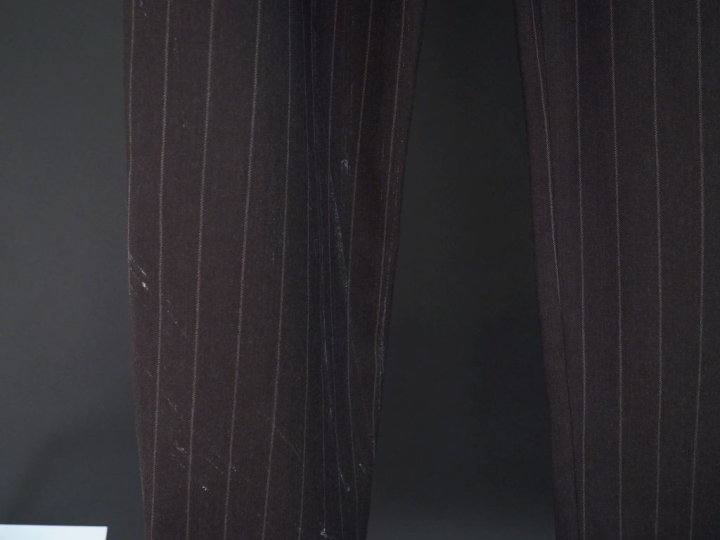 YVES SAINT LAURENT, Rive gauche Ensemble de tailleur à rayures en lain