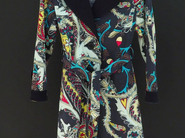 Christian LACROIX, Jeans  Veste à ceinture en coton (98%) et élasthann